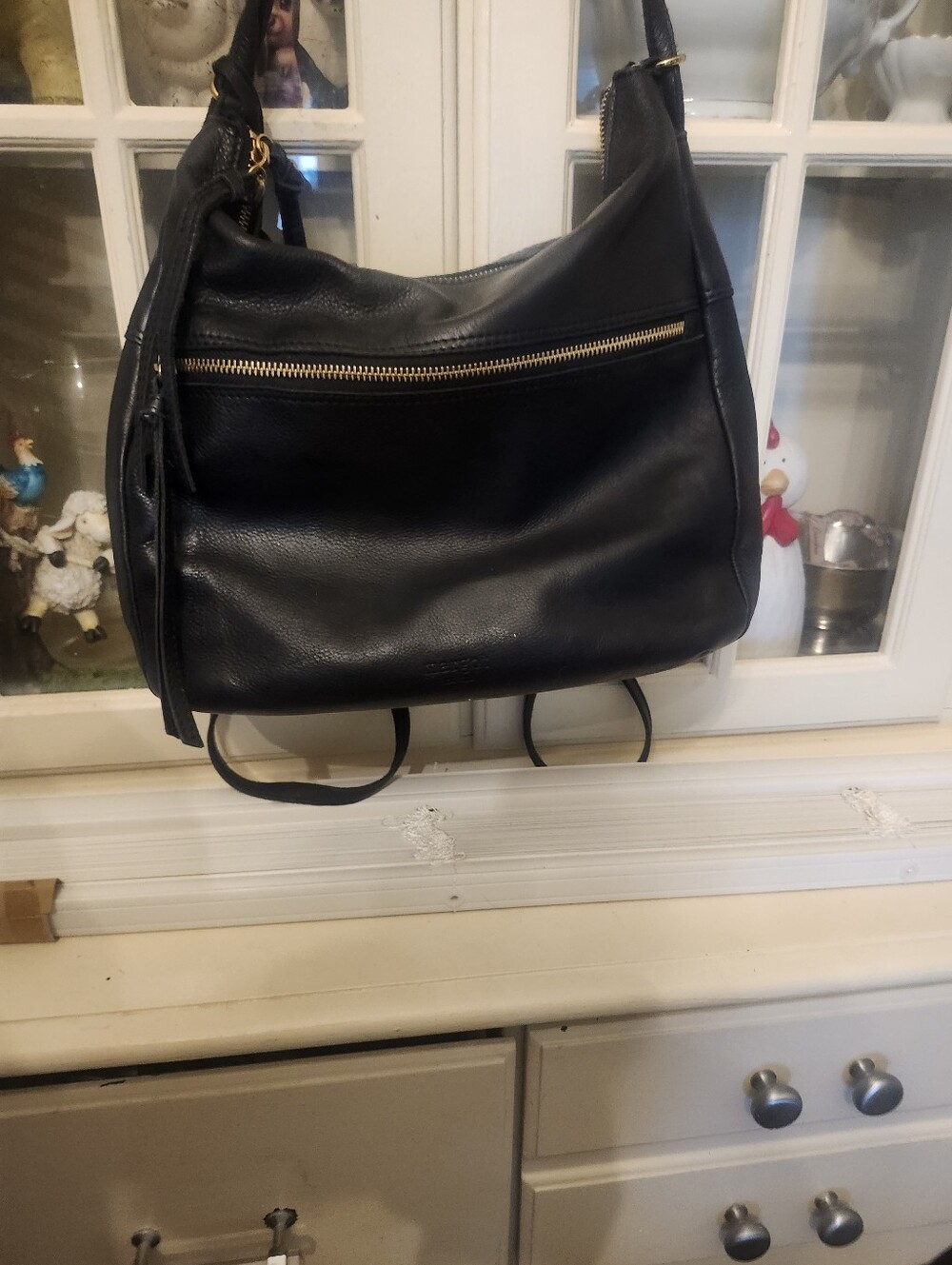 margot Black and Gold Convertible Bag